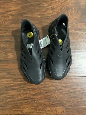 Adidas Adifom Supernova Core Black Slip-On Foam Clogs IF 6588 Original Size 3